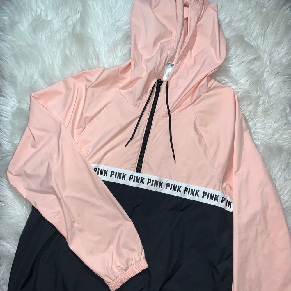 PINK Victoria Secret Anorak Half Zip